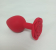 AP-22-red-M ВТУЛКА АНАЛЬНАЯ красная роза M средн 1.2.3