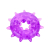 PR-12-Purple Кольцо с шипами фиолетовое MASSX1.12.2