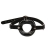 BK-23-Black Кляп в форме губ Massx, черный 1.14.2