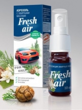 «Fresh аir» - композиция эфирных масел кипариса, сосны, ели, апельсина и лимона. 