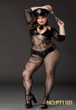 Костюм полицейской, Plus Size.